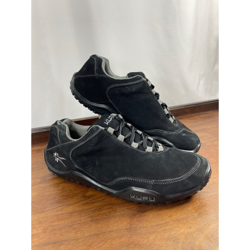 Kuru Chicane - Black Suede Trail Hiking Shoes - Mens Sz 10